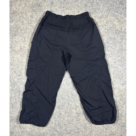 Lululemon Dance Studio Cropped Pants Women’s 6 Black Wide Leg Baggy 20” Inseam - Picture 2 of 8